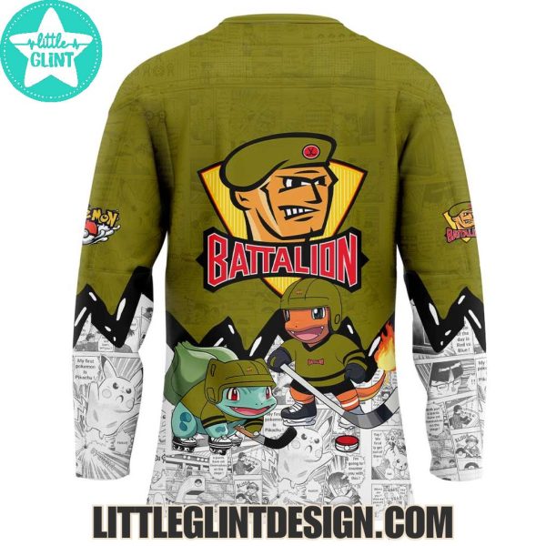North Bay Battalion Pokemon 2025 Limited Edition Hockey Jersey