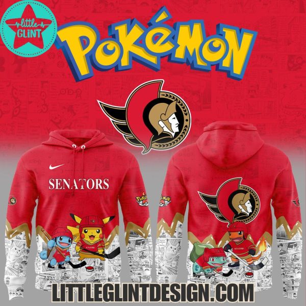 Ottawa Senators Pokemon 2025 Limited Edition Hockey Jersey