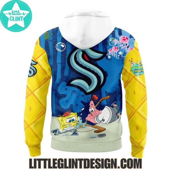 Seattle Kraken Spongebob Squarepants 2025 Limited Edition Hockey Jersey